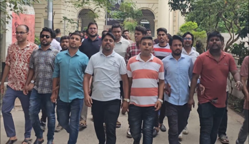 ছাত্রদলের বিক্ষোভ, জড়িতদের দ্রুত গ্রেপ্তারের আহ্বান